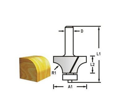 Stopková fréza Makita D-48387